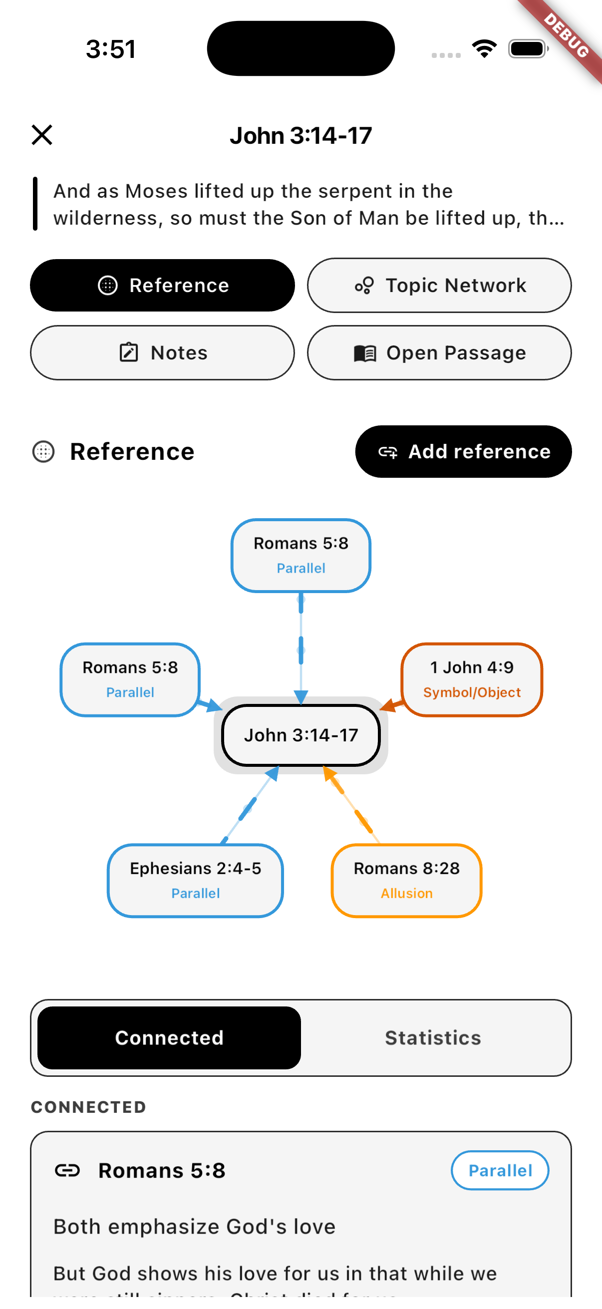 Notes · Reference screen